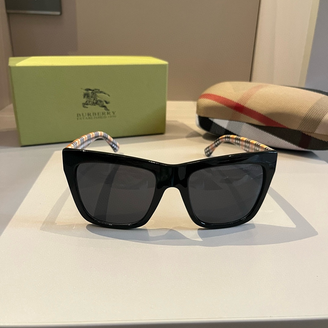 Burberry-2024 New Small Round Frame Sunglasses