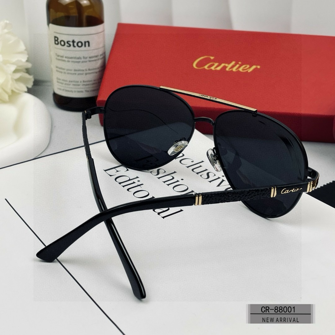 Cartier-new men's minimalist frameless sunglasses