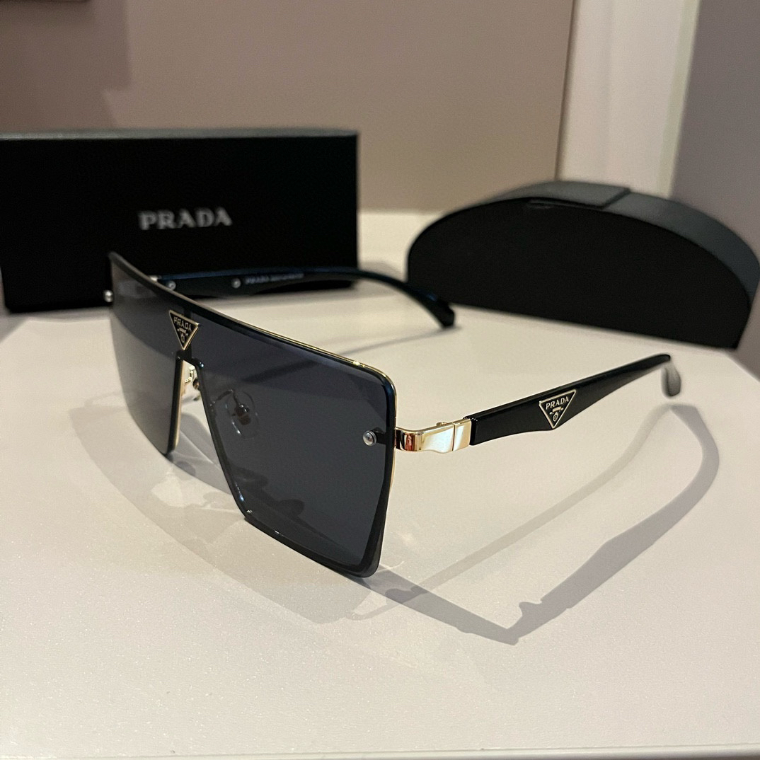 Prada-Versatile Men's Large Box Sunglasses