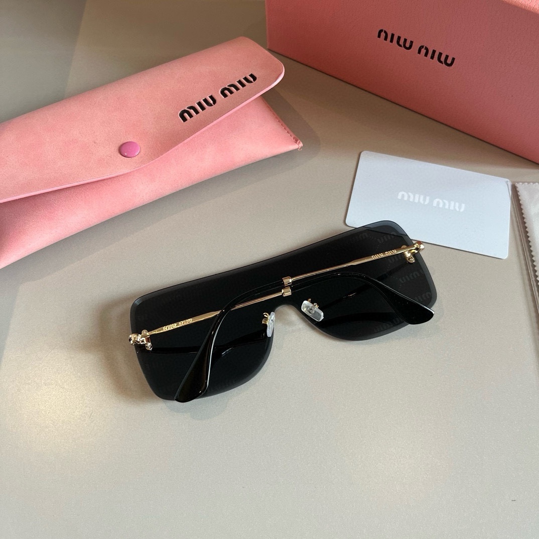 MiuMiu-2024 premium frameless women's sunglasses