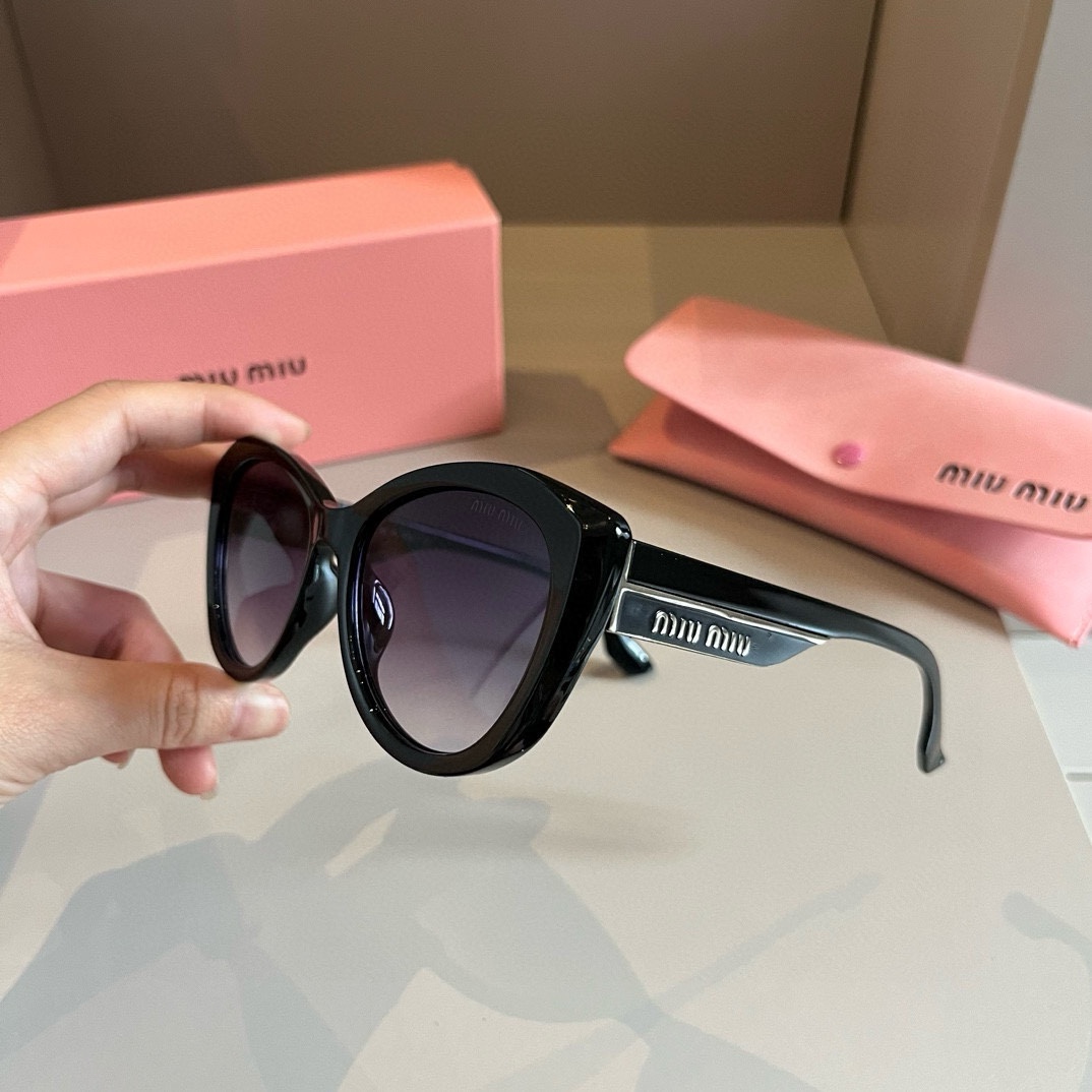 MiuMiu-2024 new sunglasses cat glasses