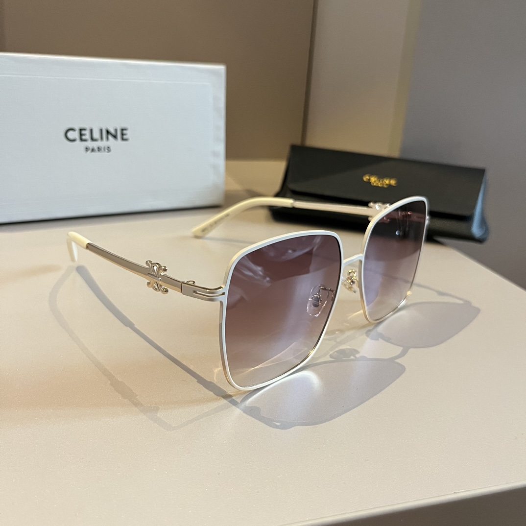 Celine-Large Box Elegant Style Women's Sunglasses