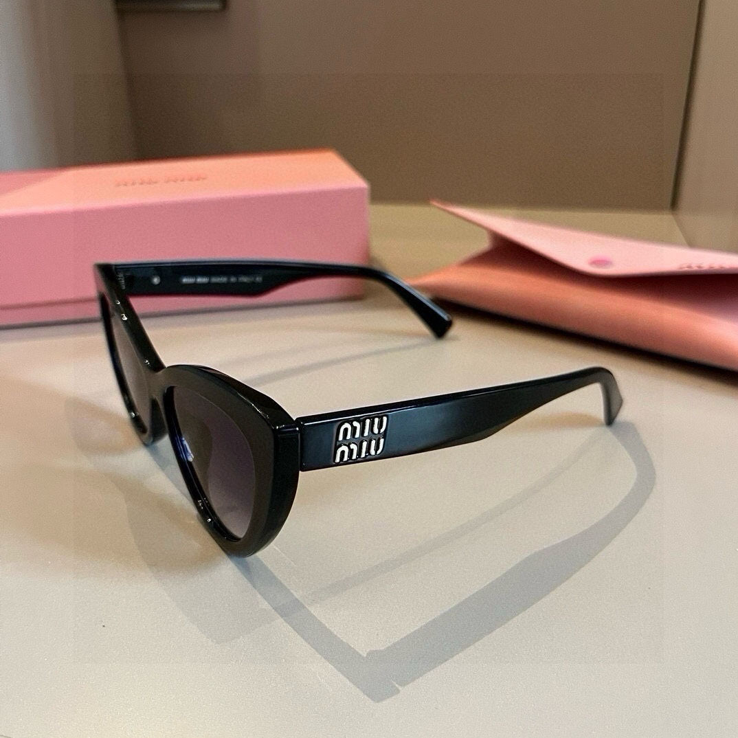 MiuMiu-2024 New Small Round Frame Sunglasses