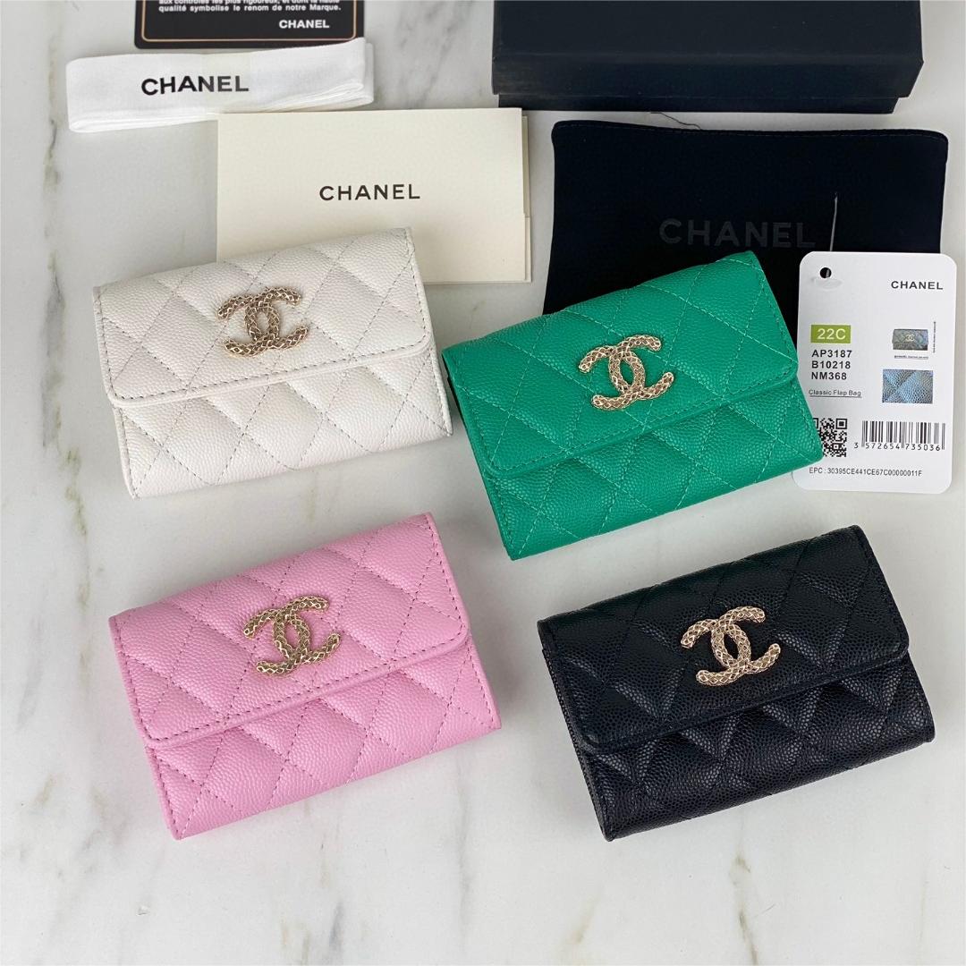 Chanel-Ball patterned large capacity card bag