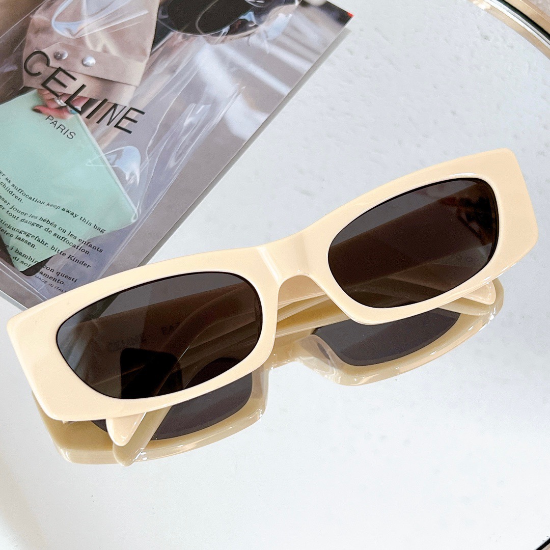 Celine-small square elegant style women's sunglasses