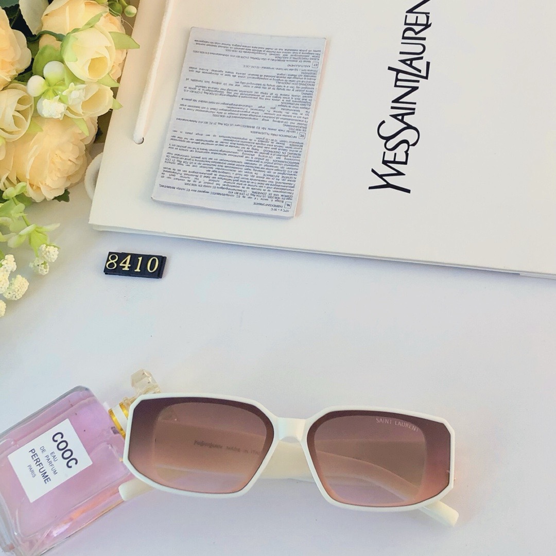 YSL-retro high-end personalized square sunglasses