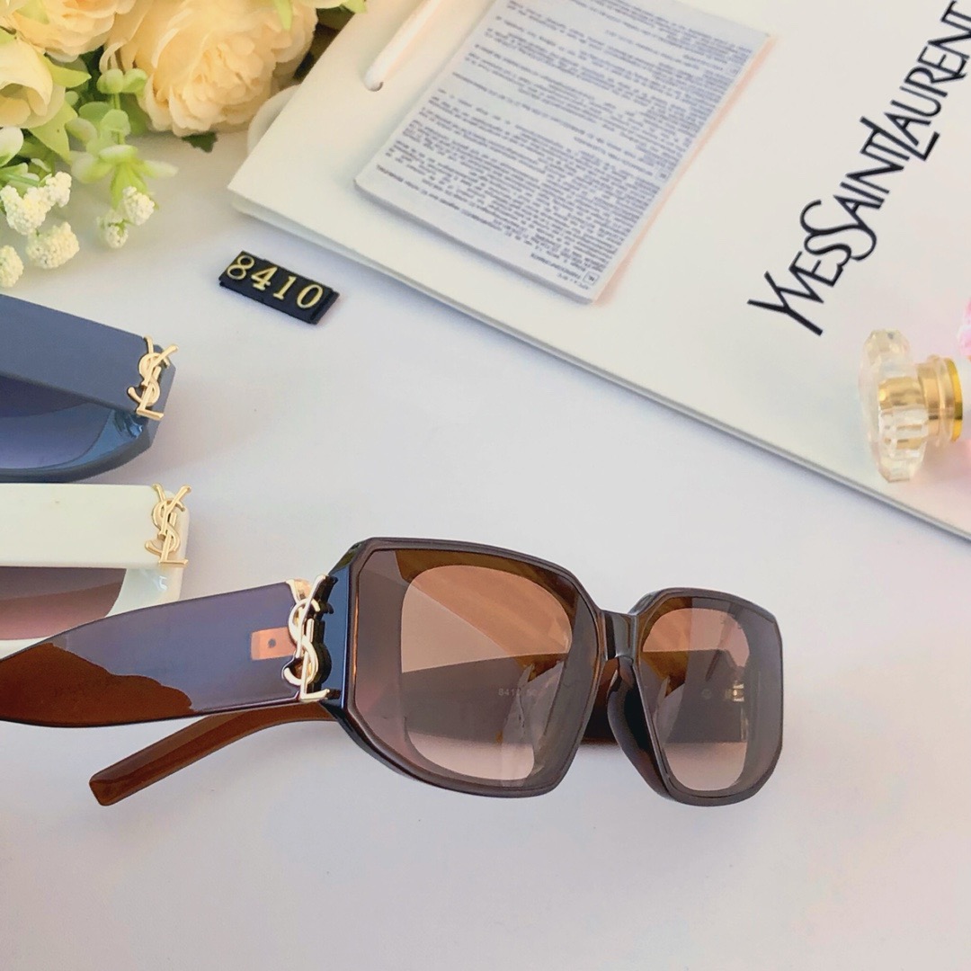 YSL-retro high-end personalized square sunglasses