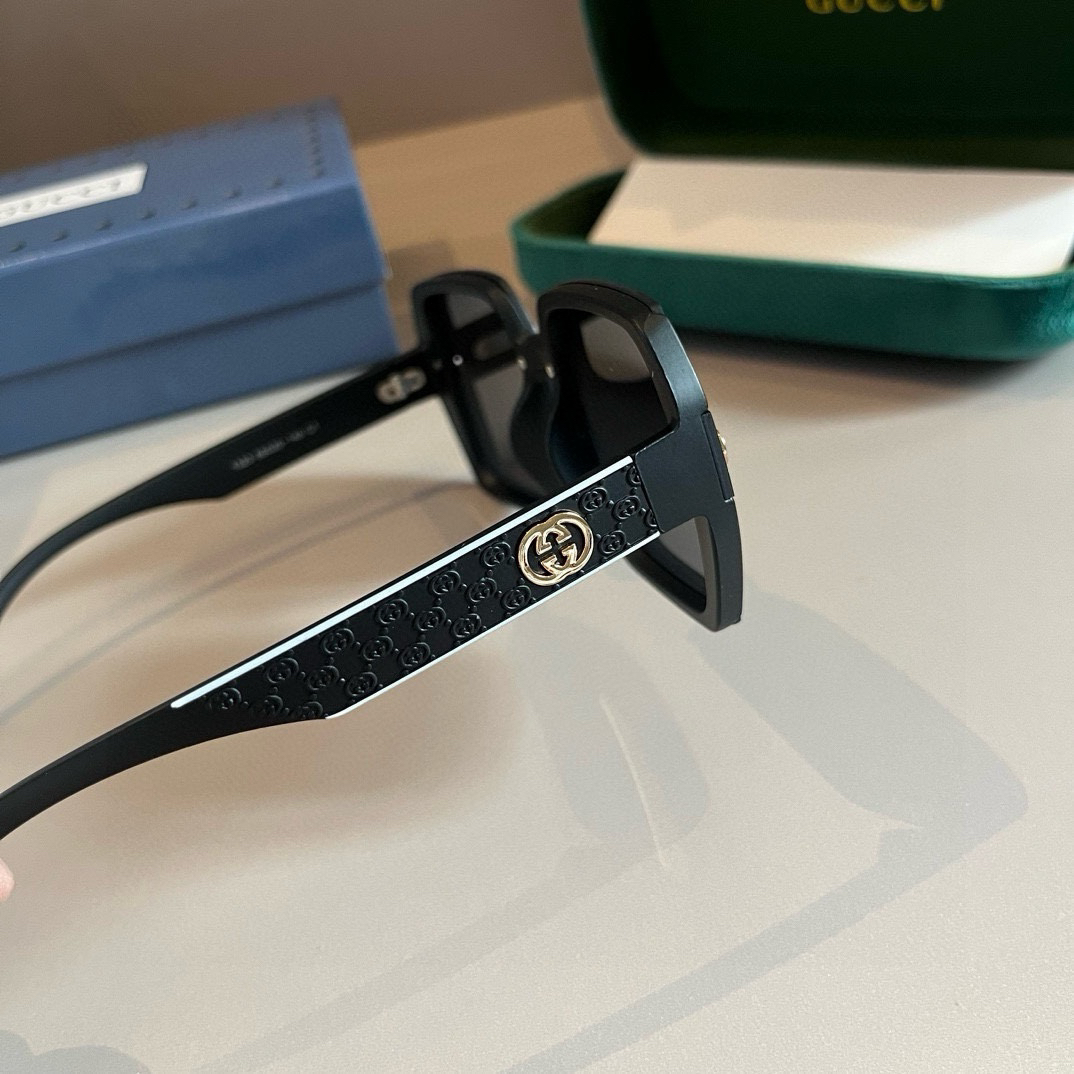 Gucci-unisex small box design sunglasses with a sense of design