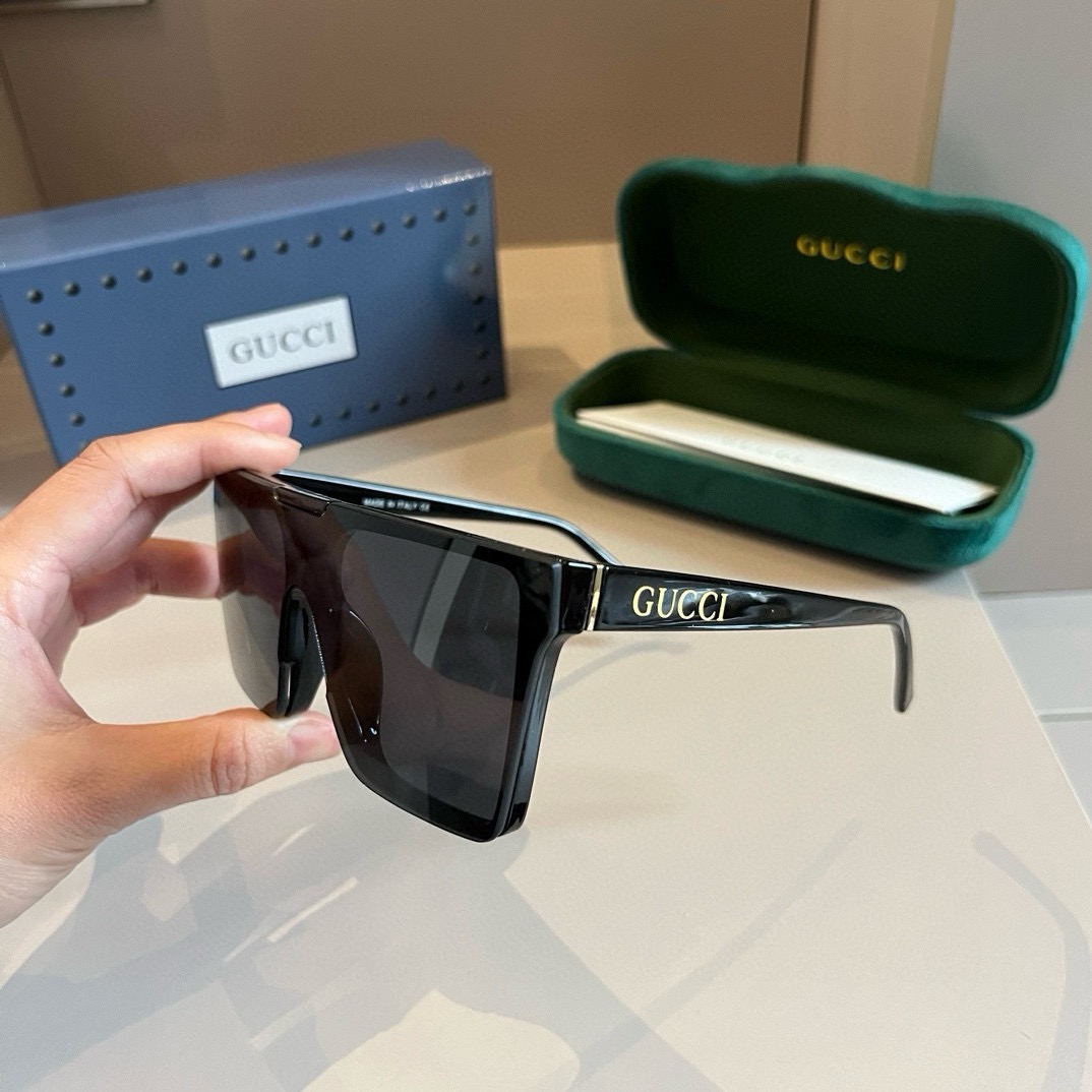 Gucci-Men's Large Box Design Fashion Sunglasses