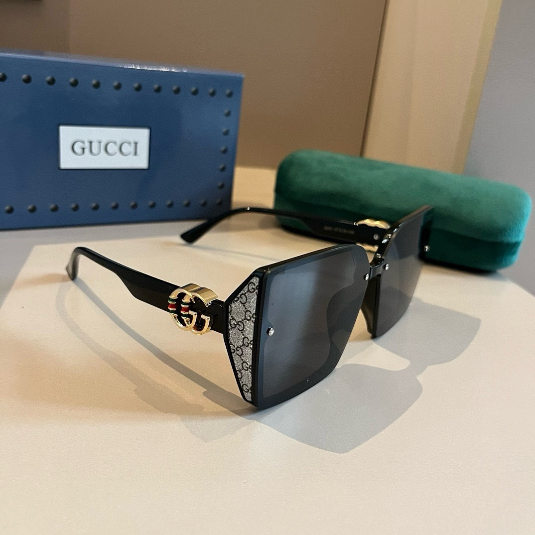 Gucci-new fashionable and versatile large box sunglasses