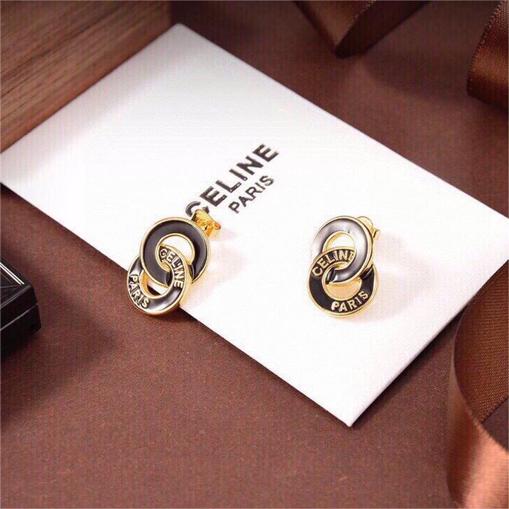 Celine-New black and white earrings