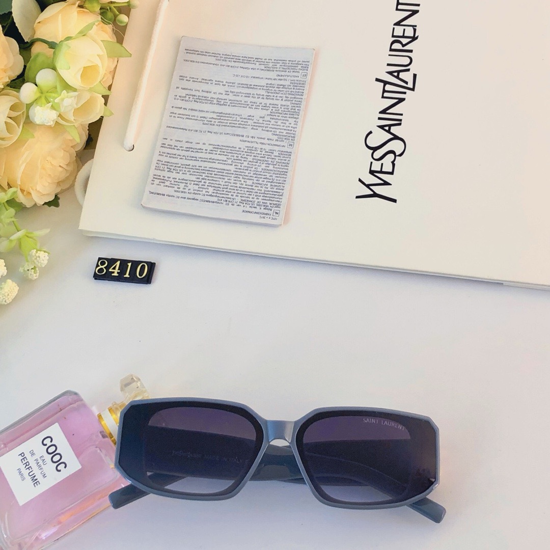YSL-retro high-end personalized square sunglasses