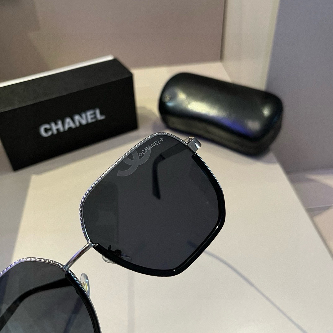 Chanel-2024 New Large Frame Sunglasses