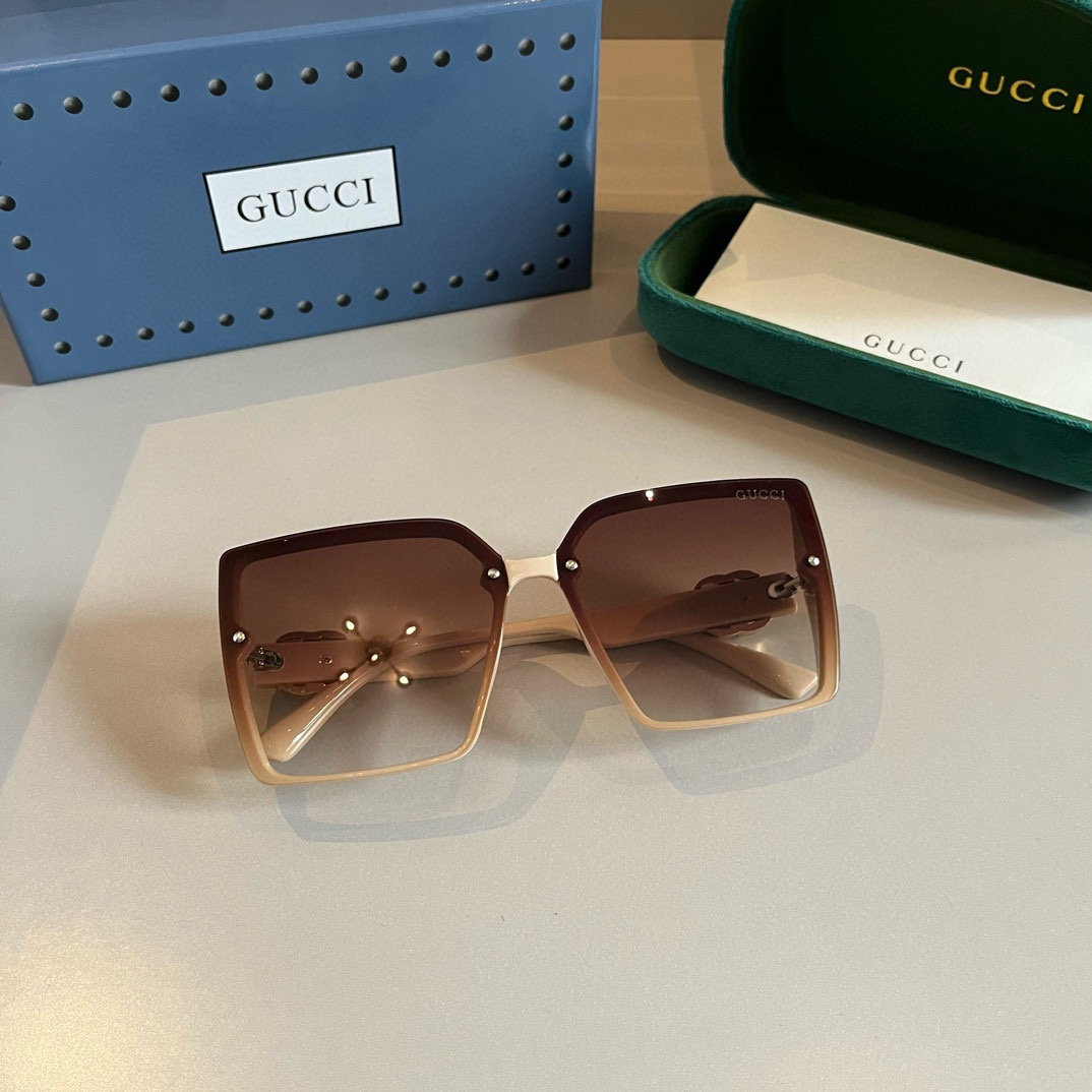 Gucci-new fashionable and versatile large box sunglasses