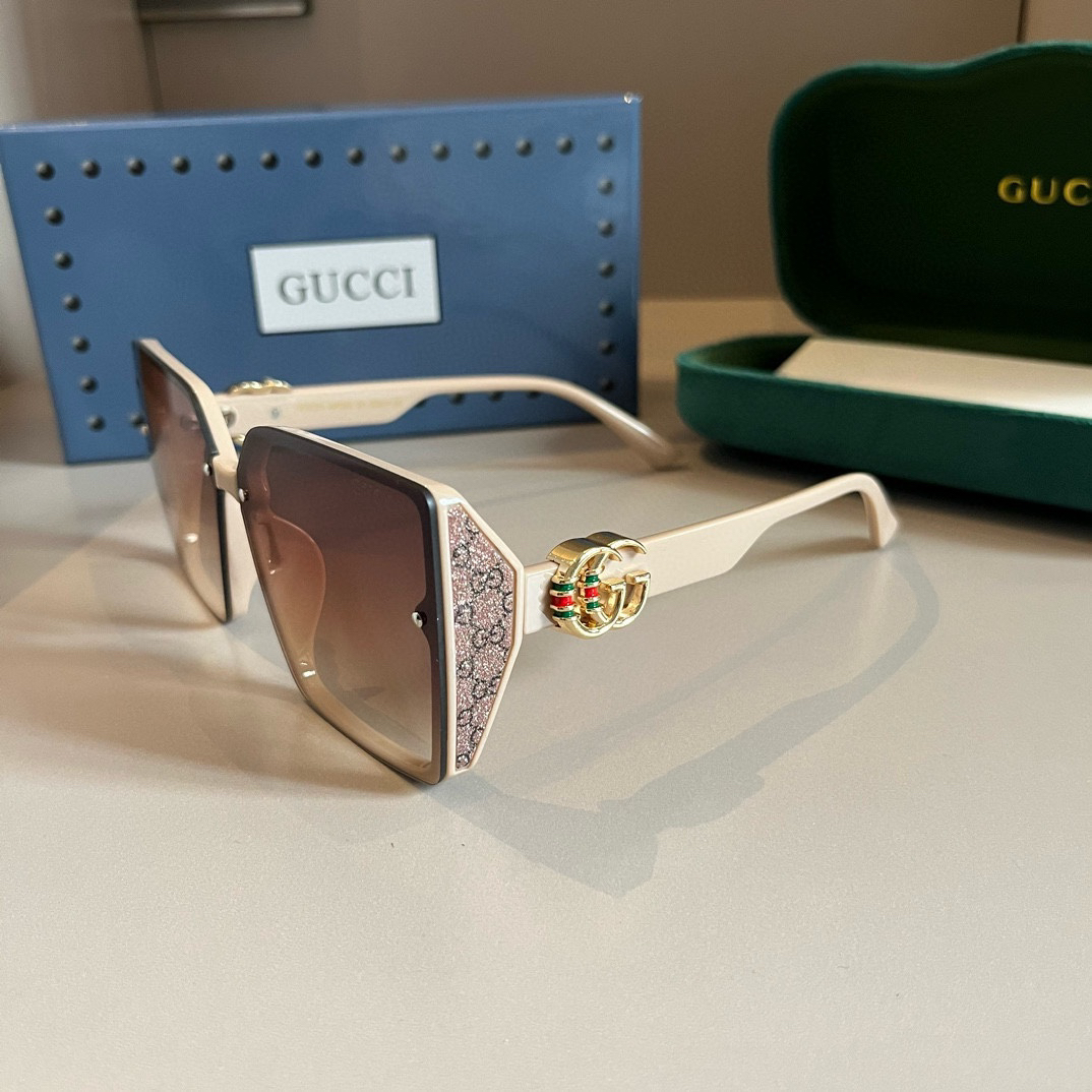 Gucci-new fashionable and versatile large box sunglasses
