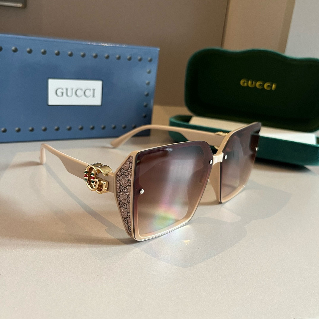 Gucci-new fashionable and versatile large box sunglasses