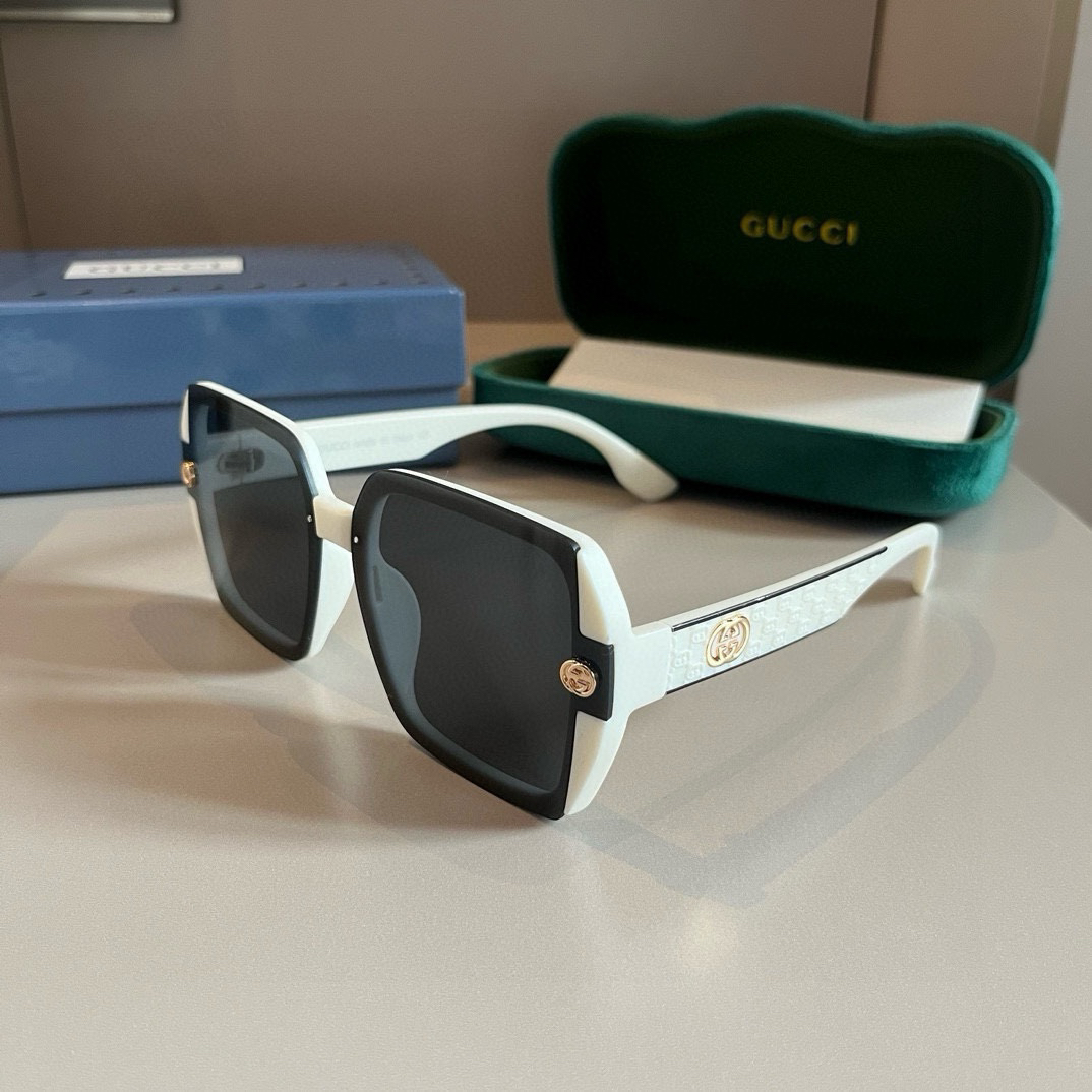 Gucci-unisex small box design sunglasses with a sense of design