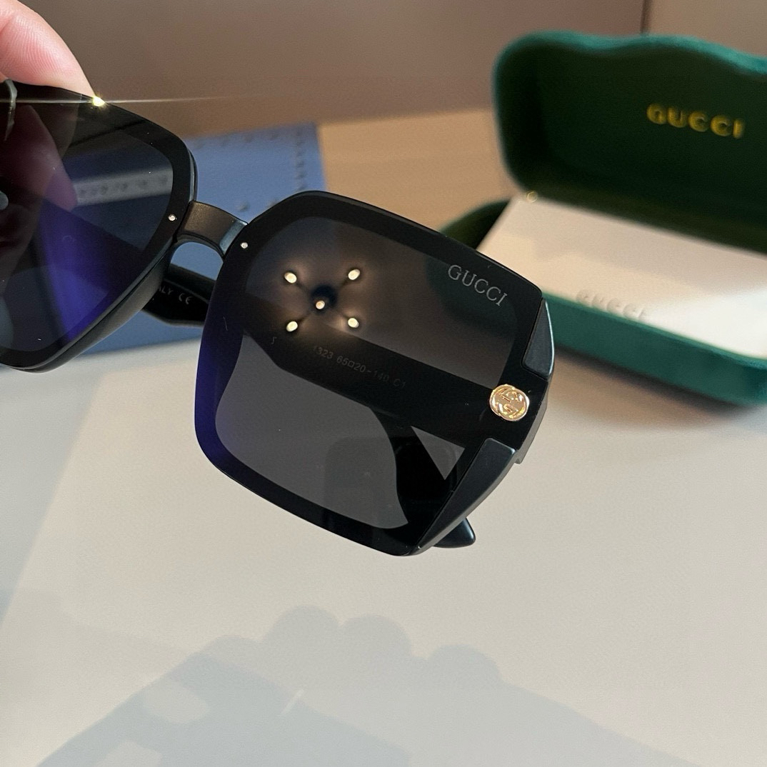 Gucci-unisex small box design sunglasses with a sense of design
