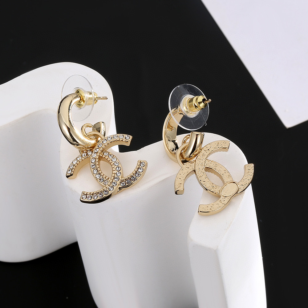 Chanel-Light gold earrings