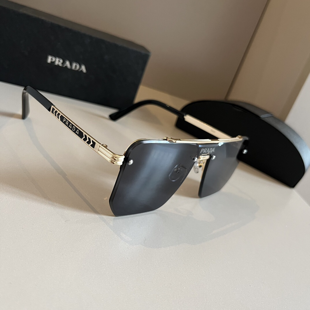 Prada-Men's Versatile Classic Sunglasses