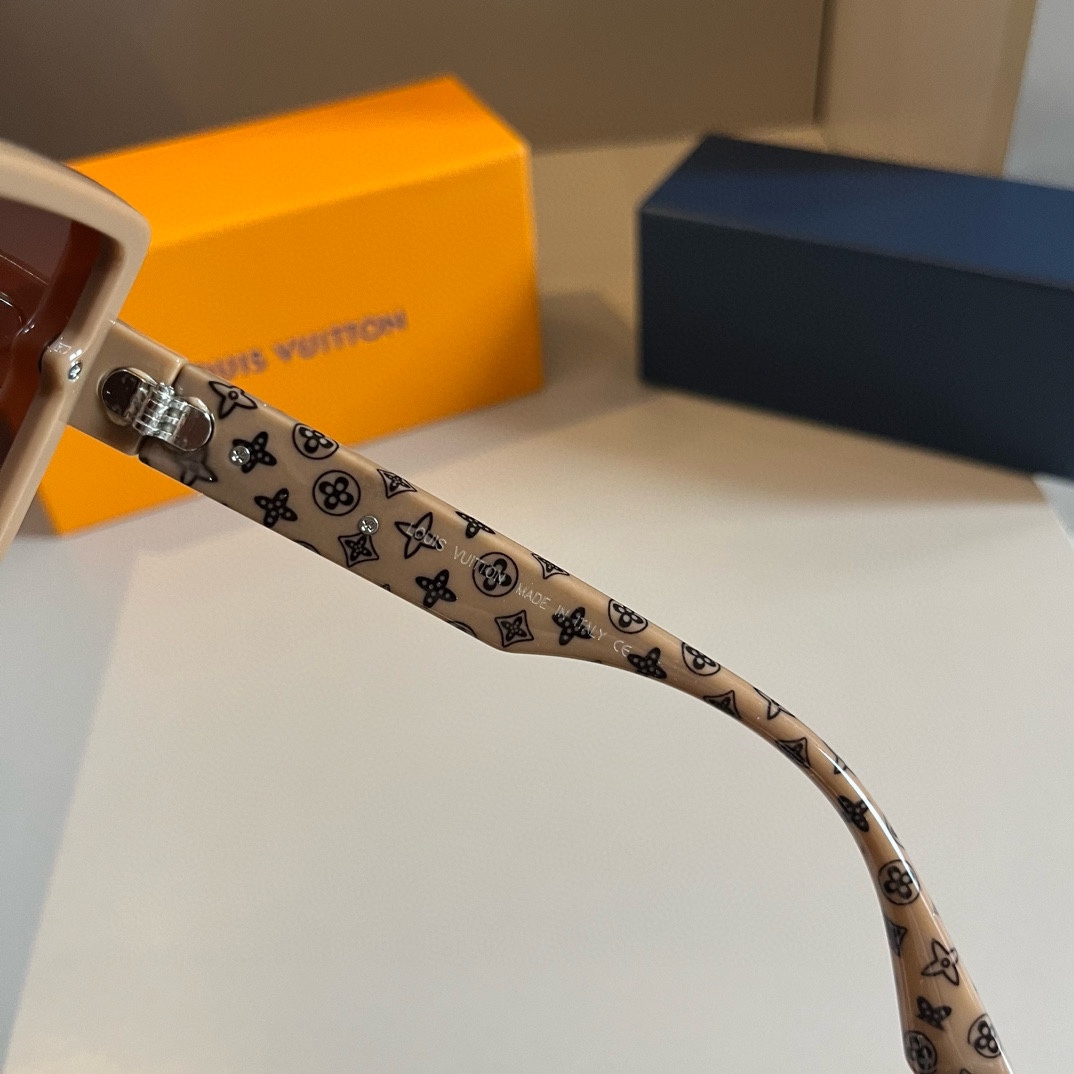 LV-Sunglasses Unisex Large Frame Sunglasses