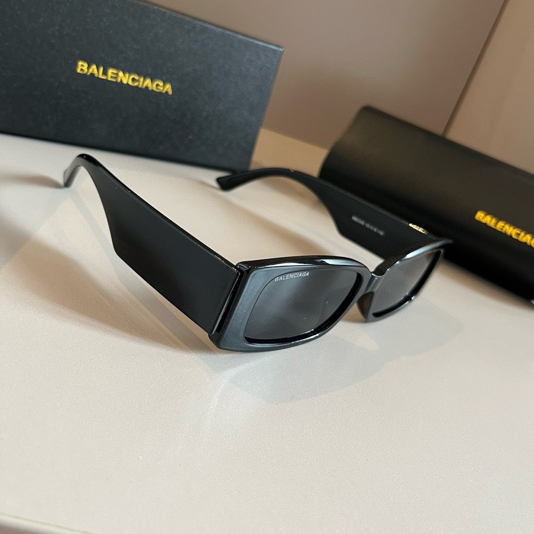 Balenciaga Cat Eye Narrow Frame Men's Sunglasses