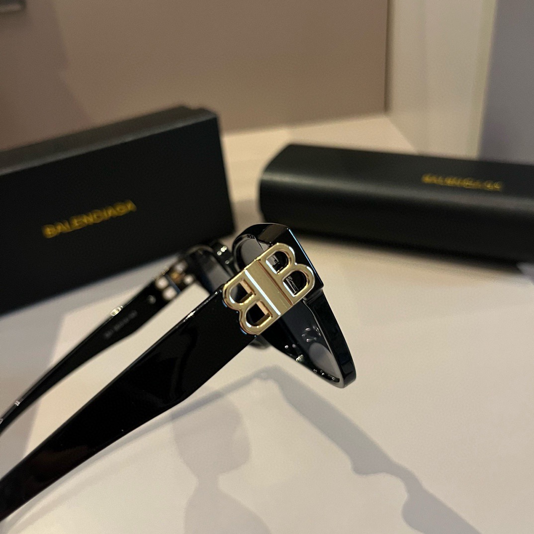 Balenciaga-square retro trendy unisex sunglasses