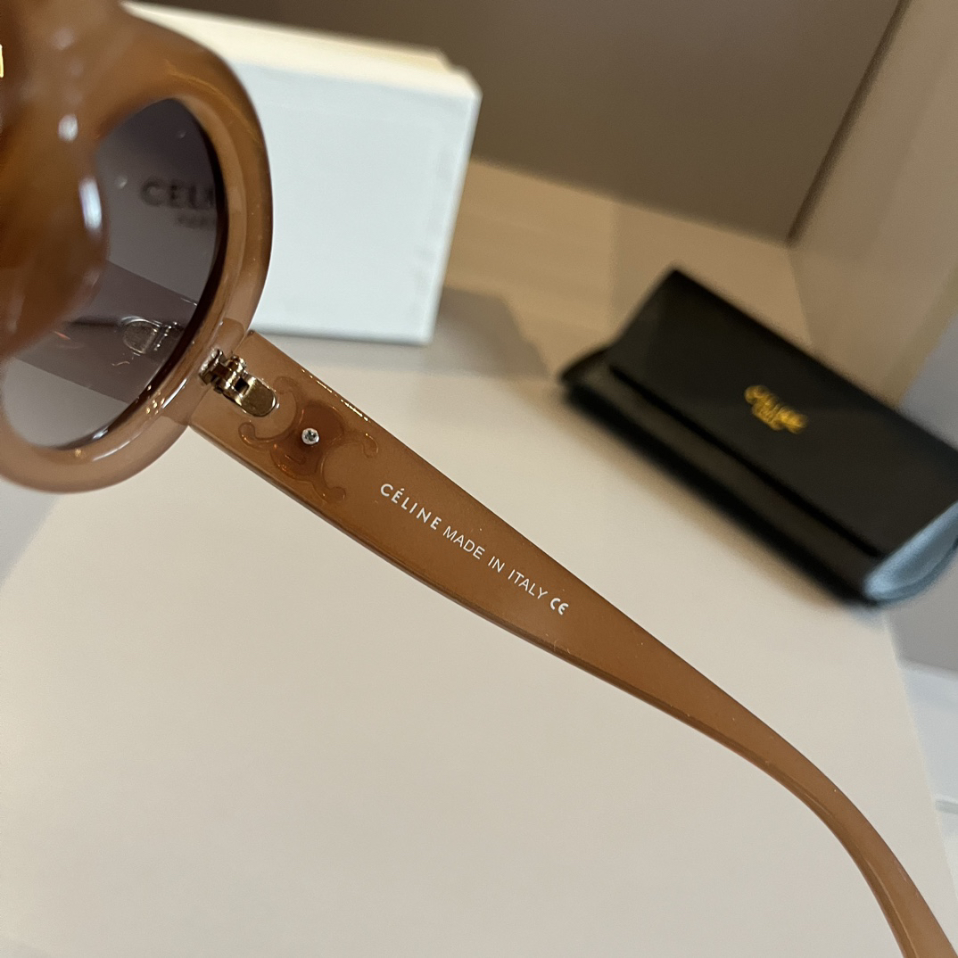 Celine-cat eye brown sunglasses