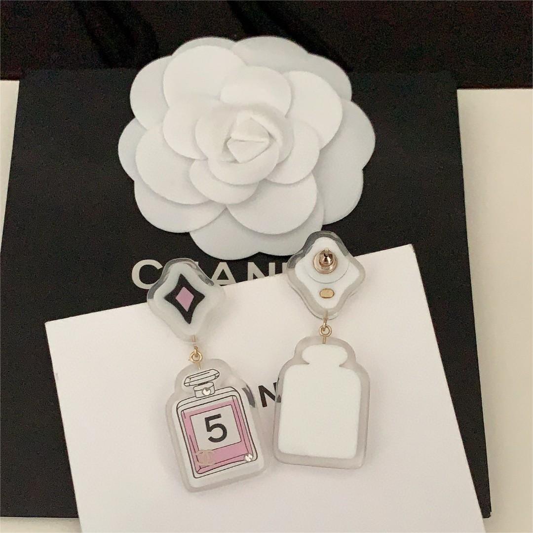 Chanel-Barbie perfume bottle earrings
