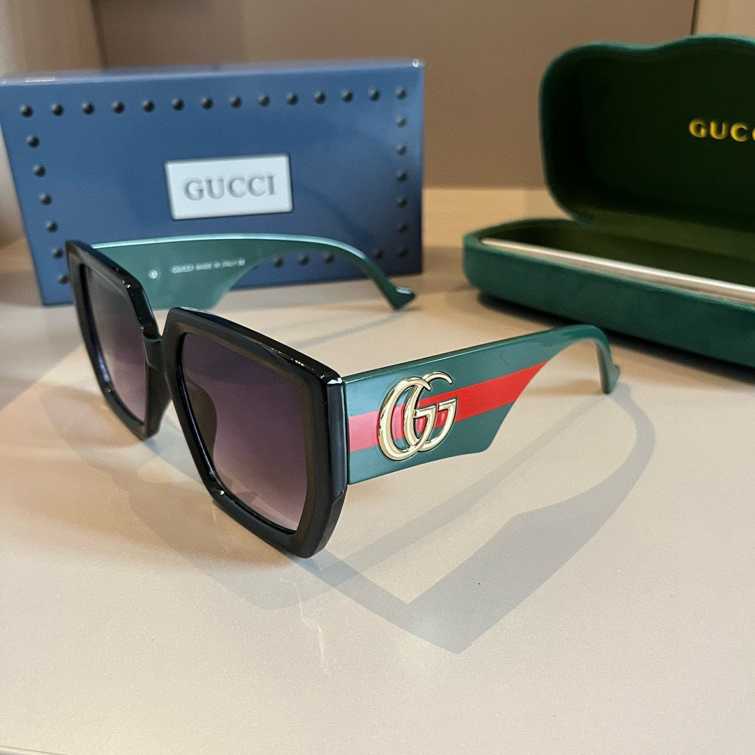Gucci-side cool style large logo unisex sunglasses