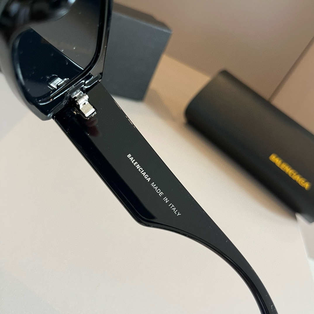 Balenciaga Cat Eye Narrow Frame Men's Sunglasses