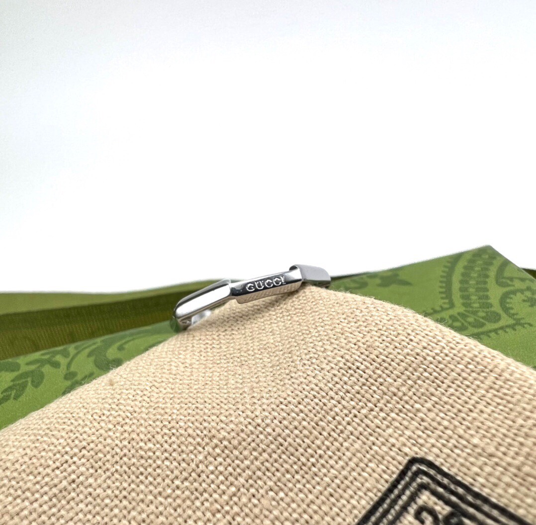 GUCCI-Link to Love Series Full Diamond Ring