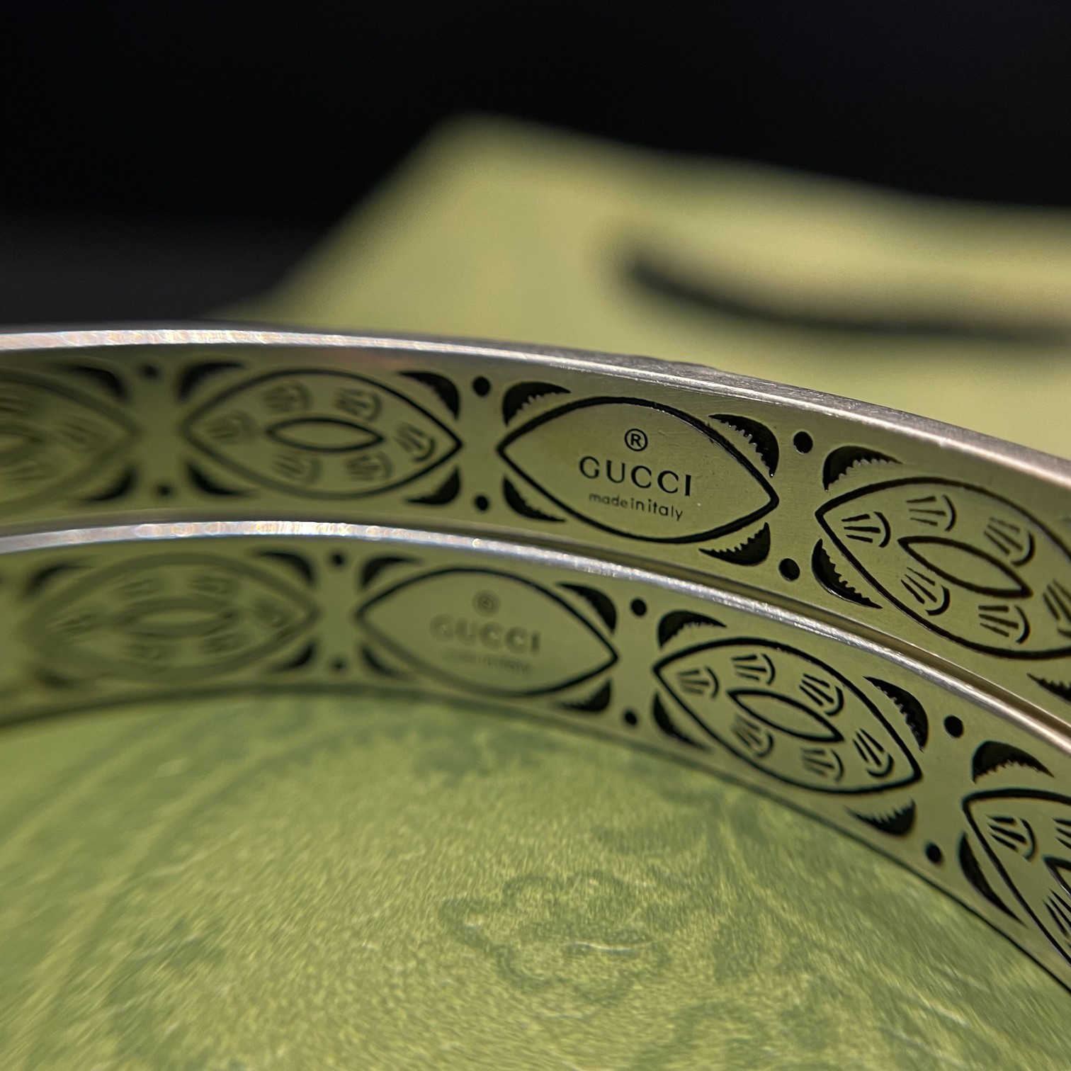 GUCCI-Turquoise ring bracelet