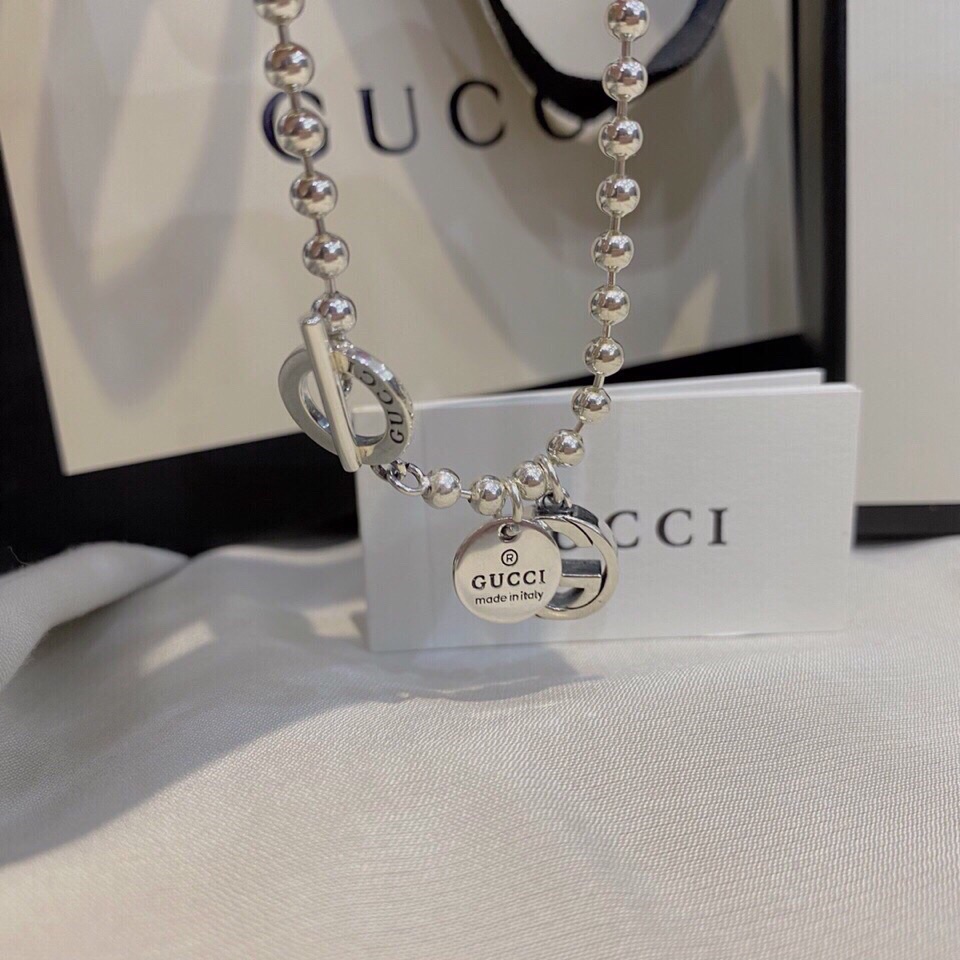 GUCCI-Double G bead bracelet