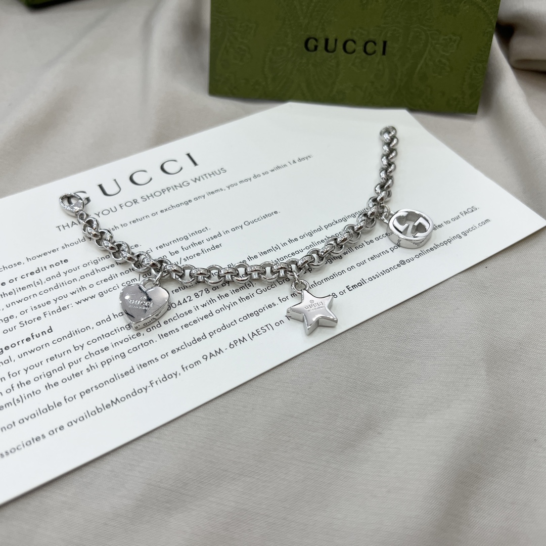 GUCCI-Double G Star Love Bracelet