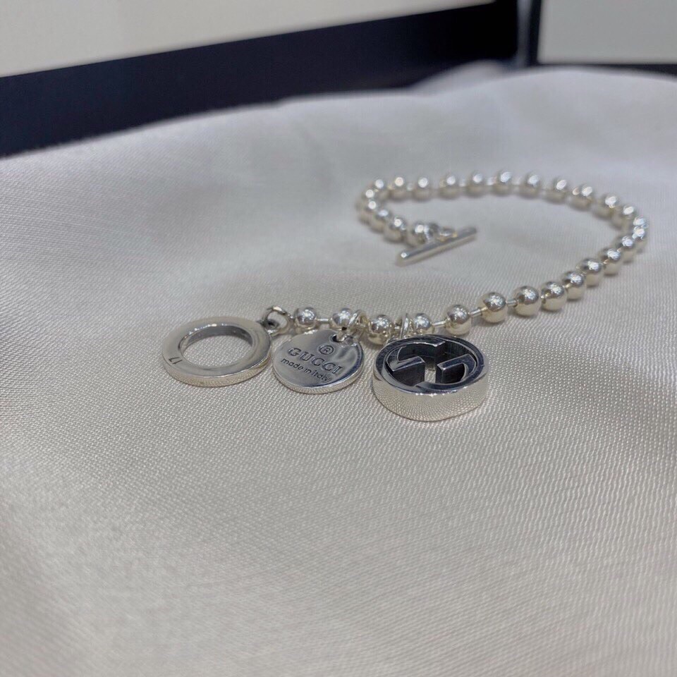 GUCCI-Double G bead bracelet