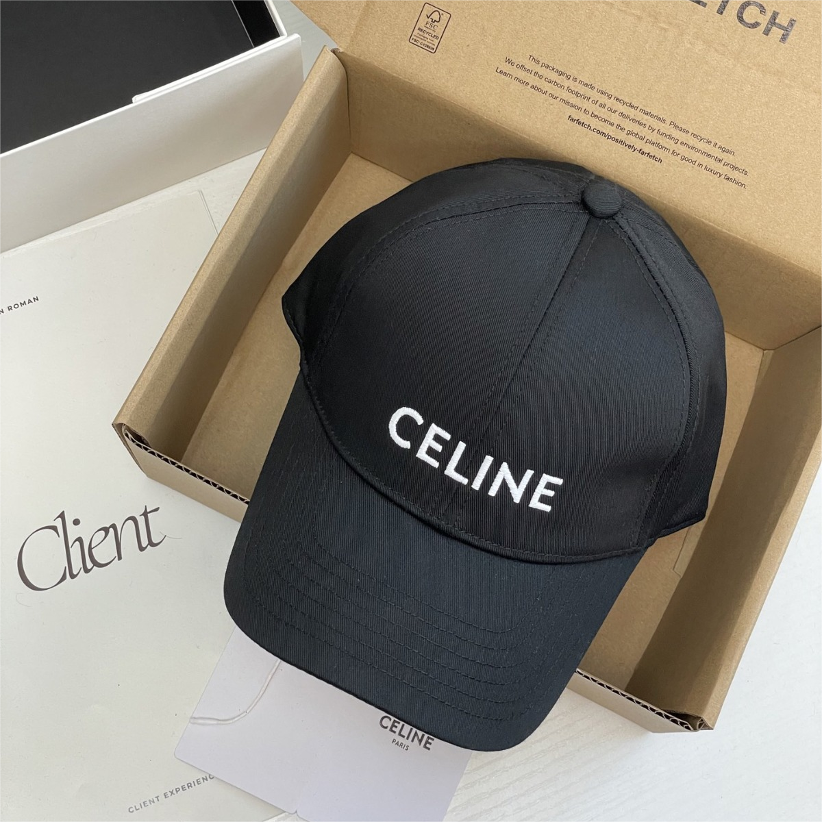 Celine-High quality letter style baseball cap
