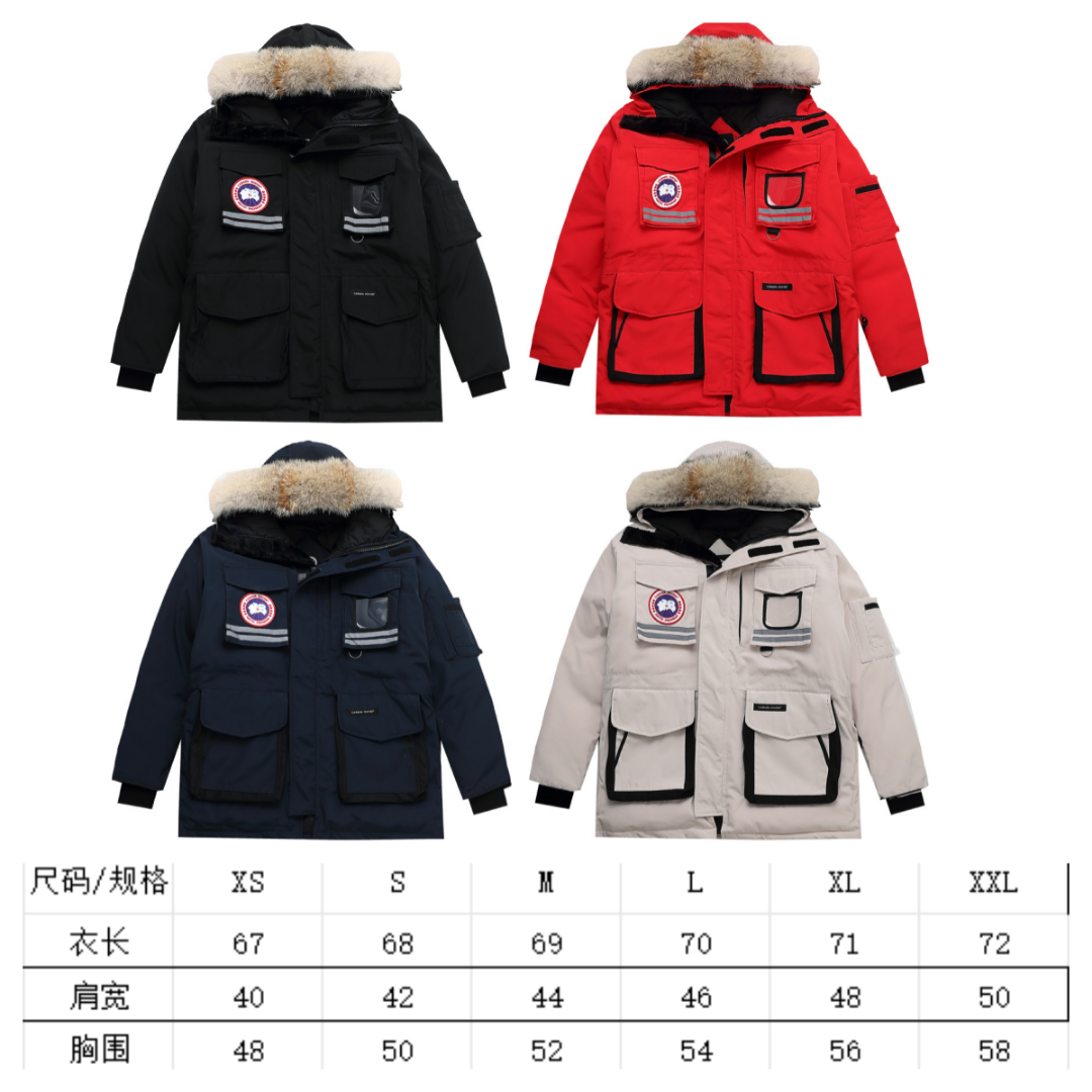 Canada Goose-Chilliwa 01 hooded cold resistant down jacket