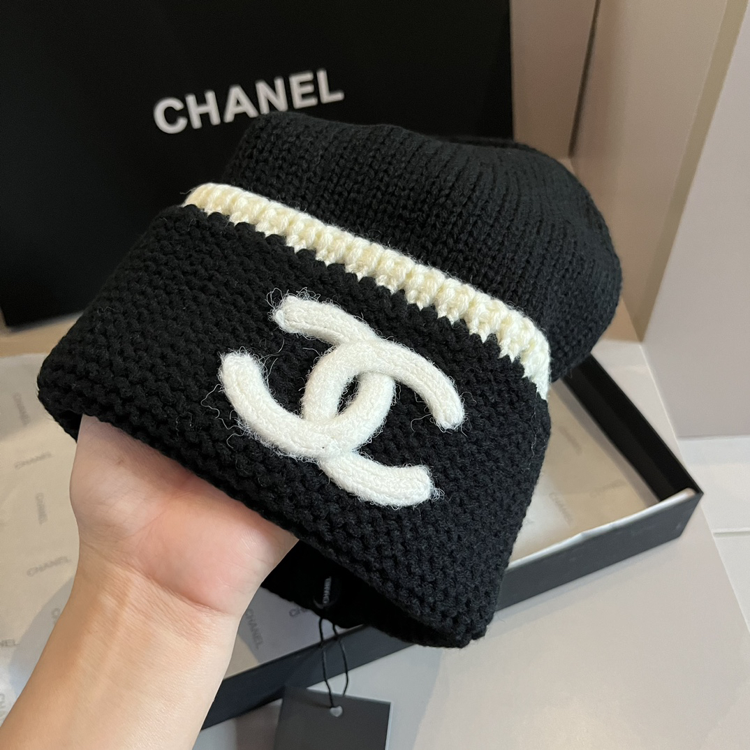 Chanel-Knitted Woolen Hat
