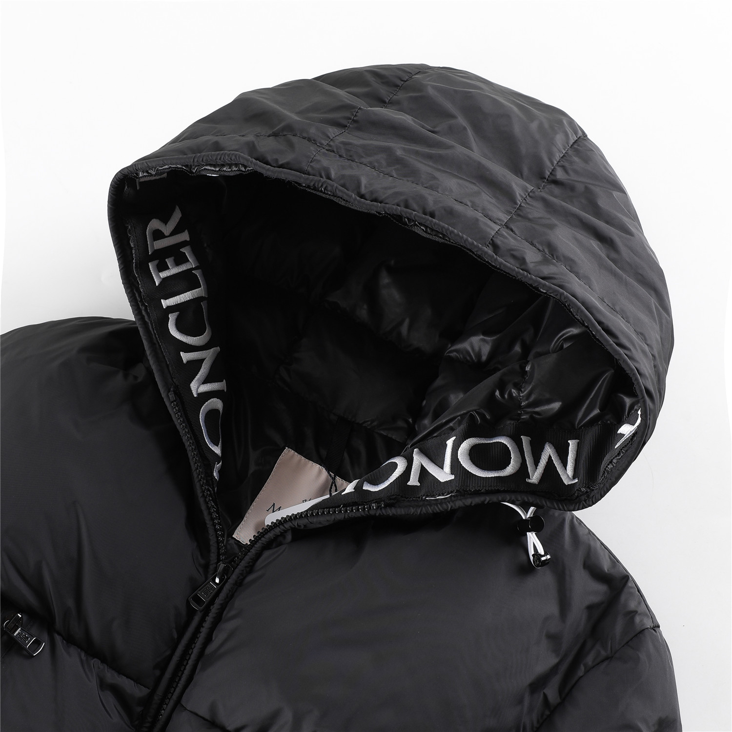 Moncler-Templon Embroidered Ribbon Hoodie