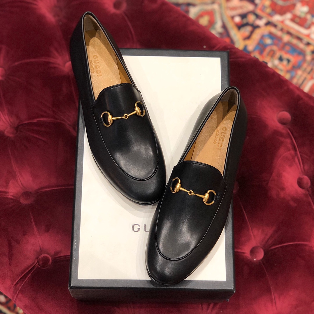 GUCCI-Horse collar buckle series single shoes