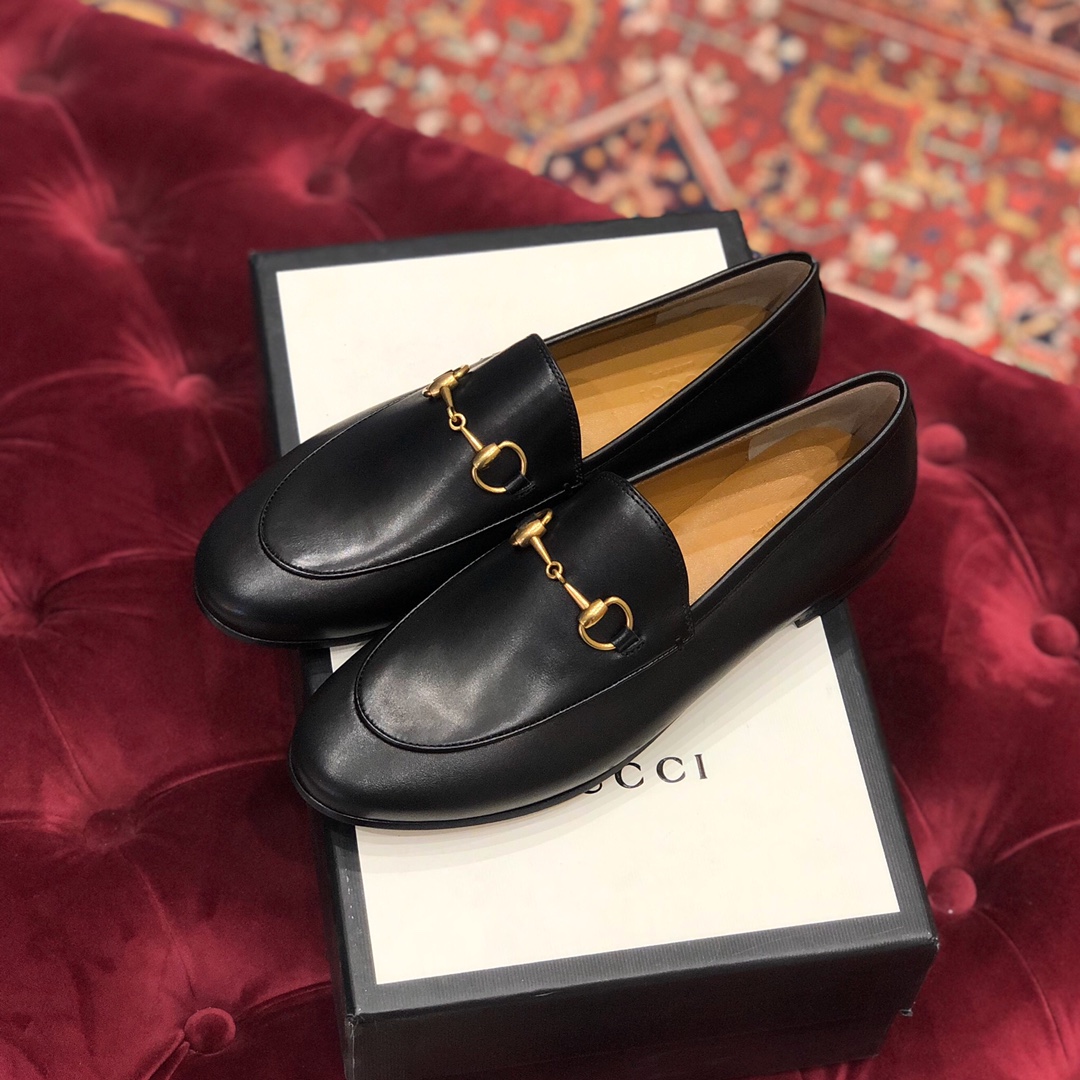 GUCCI-Horse collar buckle series single shoes