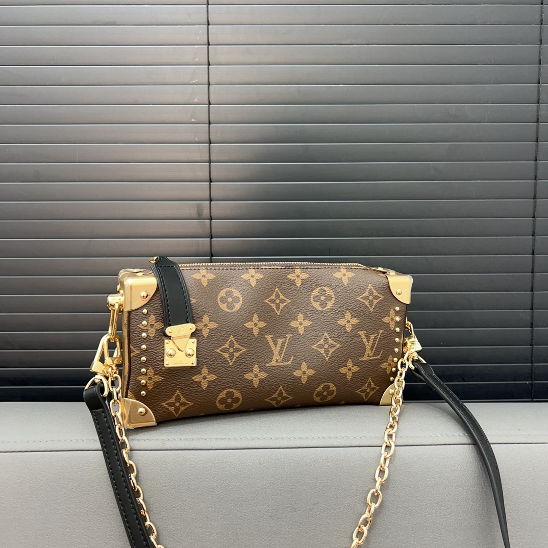 LV-Slim Trunk casual shoulder crossbody bag