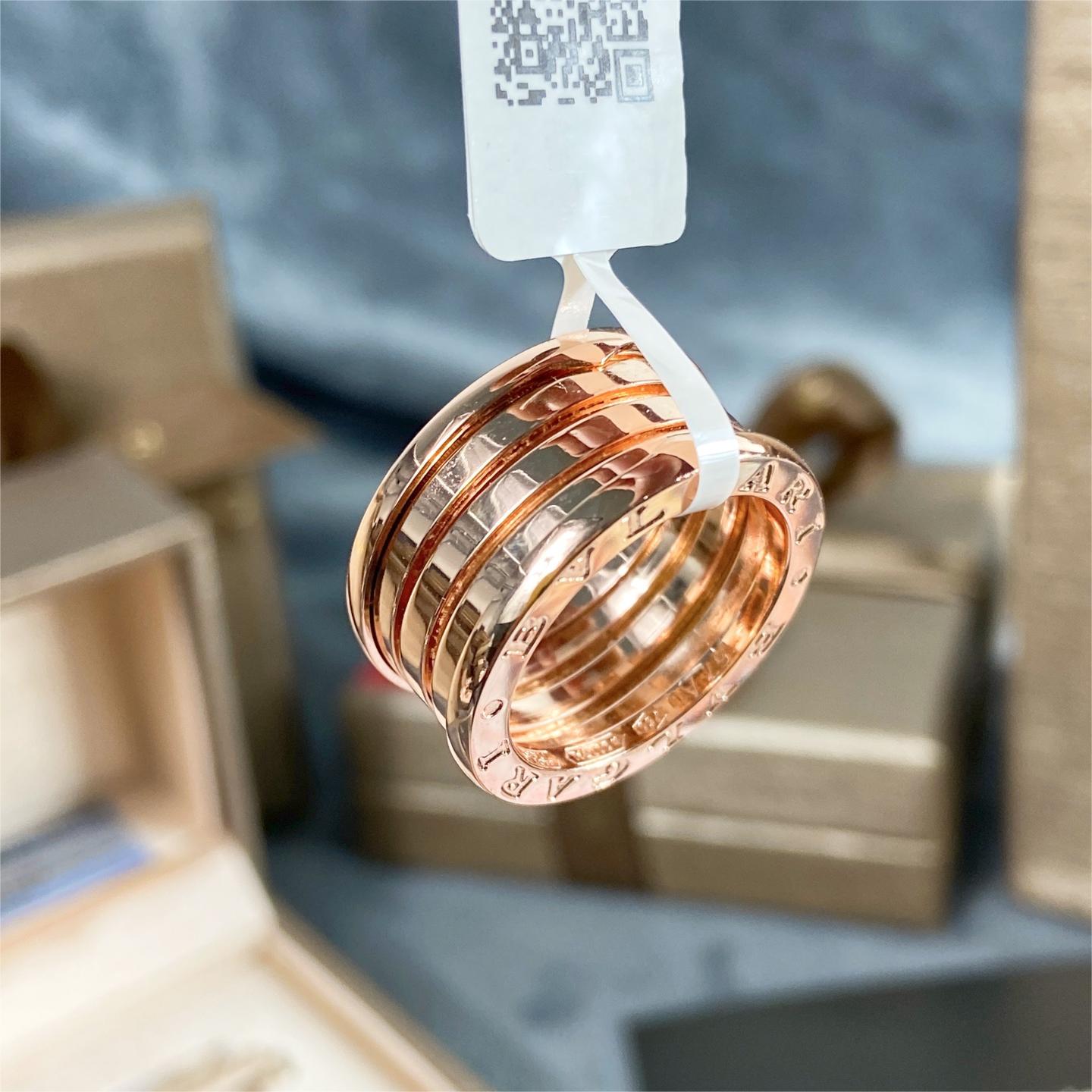 BVLGARI-Rose gold spring ring