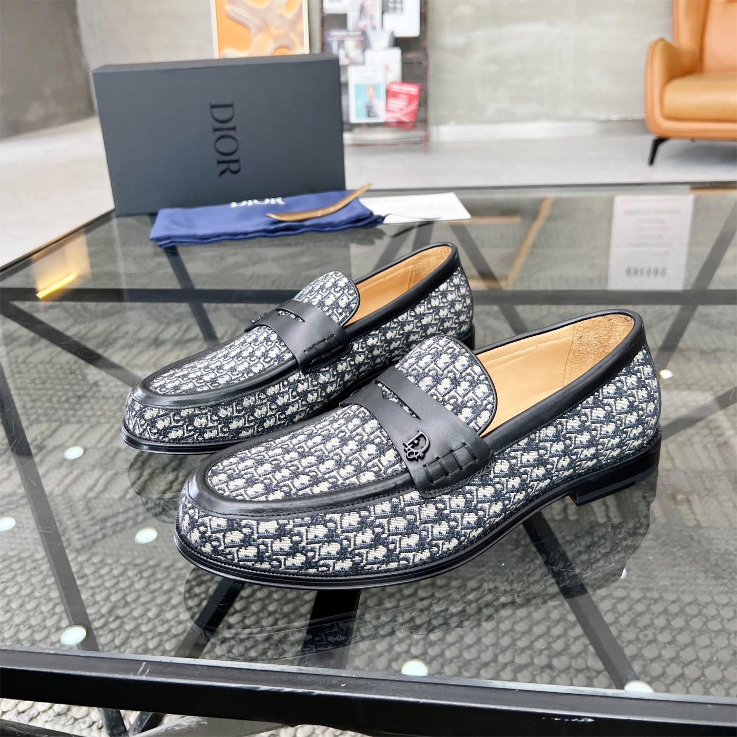 Dior-Genuine leather outsole leather shoes