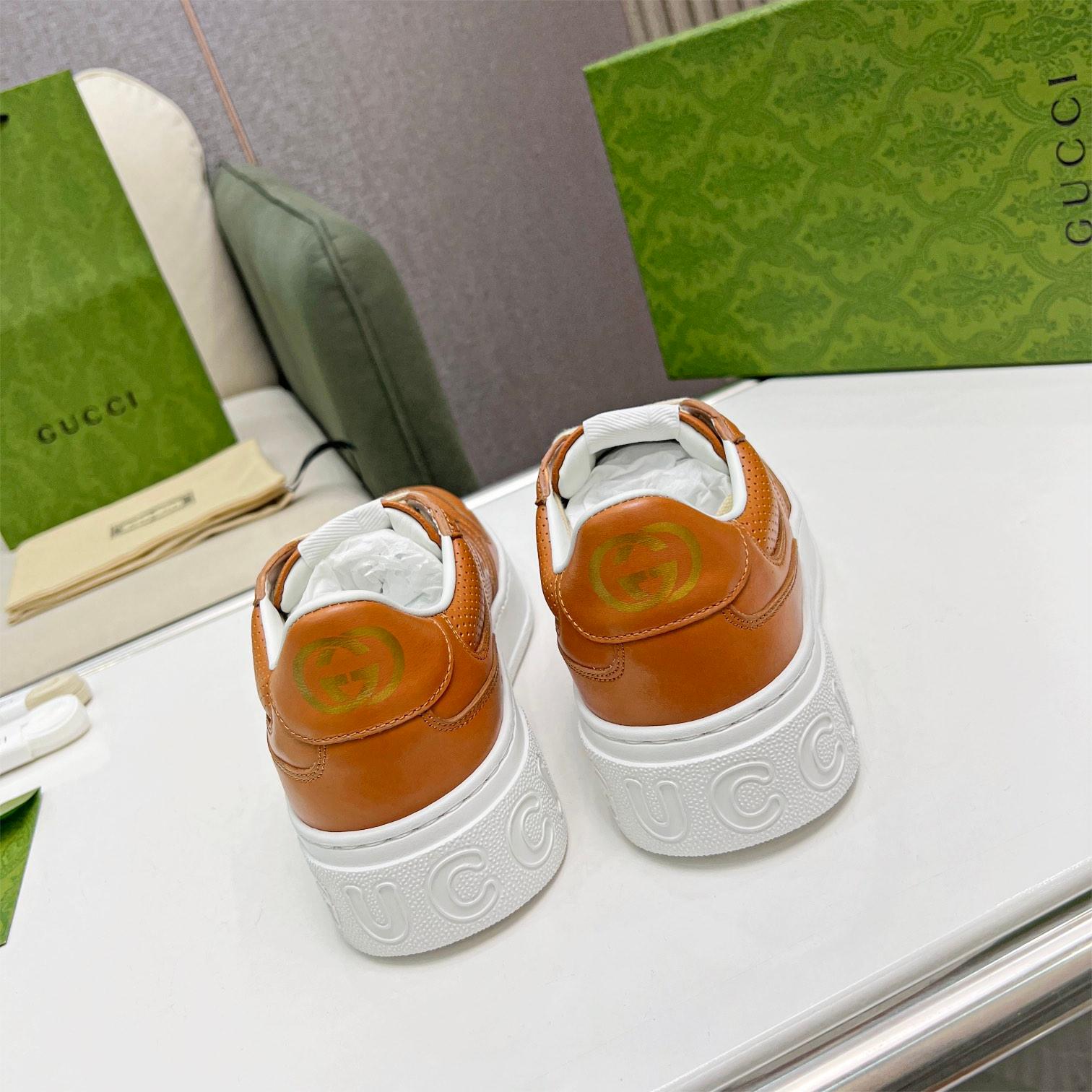 GUCCI-Thick soled white shoes