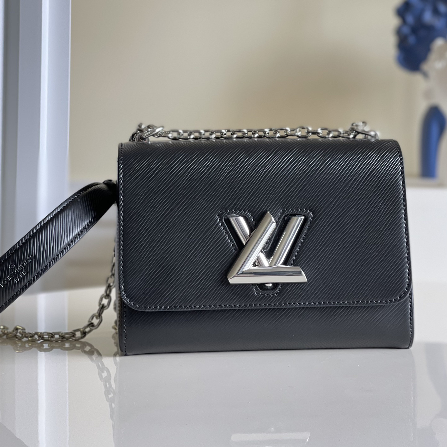 LV -Twist Medium Sliding Leather Shoulder Bag