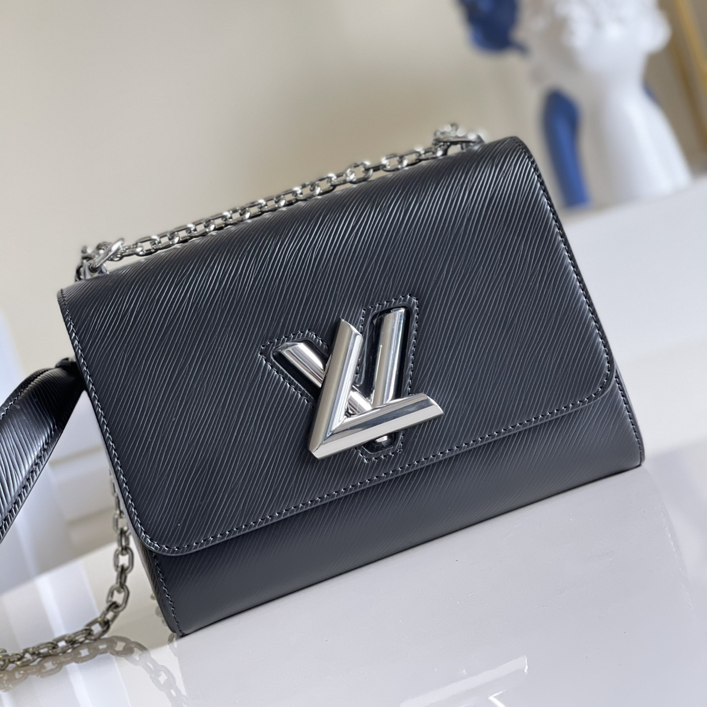 LV -Twist Medium Sliding Leather Shoulder Bag