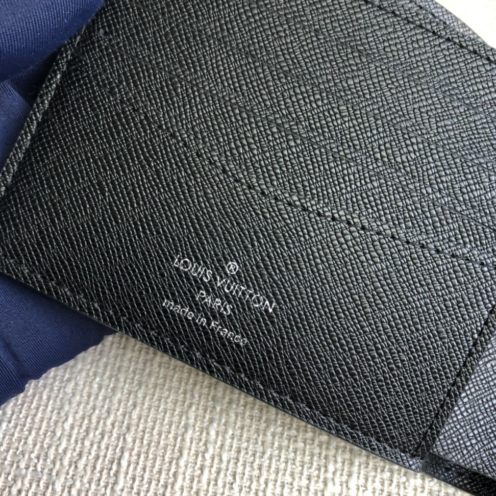 LOUIS VUITTON- Multiple Classic Monogram Full Print Cow Leather Wallet