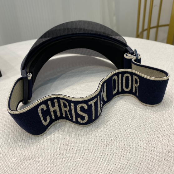 DIOR-Logo Printed Resin Mirror Sunscreen Hat